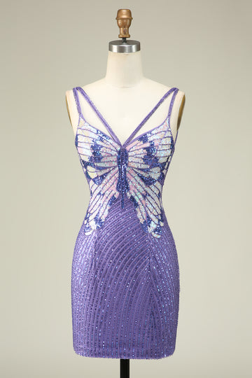 sequin homecoming dress